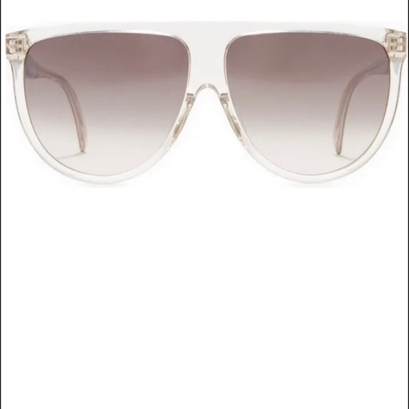 CELINE 62mm Grey Acetate FlatTop Sunglasses w/
Luxe Case+Cloth—NEW—Box Sold Sep. - Picture 11 of 16